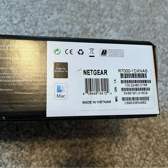 Netgear Nighthawk A1900 R7000 Dual-Band Wi-Fi Router – Open Box, Unused - Picture 4 of 6